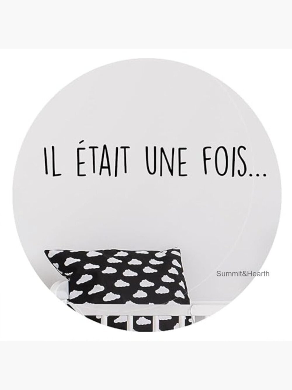 French Quote Nursery Wall Decal 27x4.5 Vinyl Fairy Tale Decor